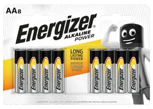 Energizer LR06-8BB Alkaline Power AA (LR6) BLISTER PACK 8PCS.