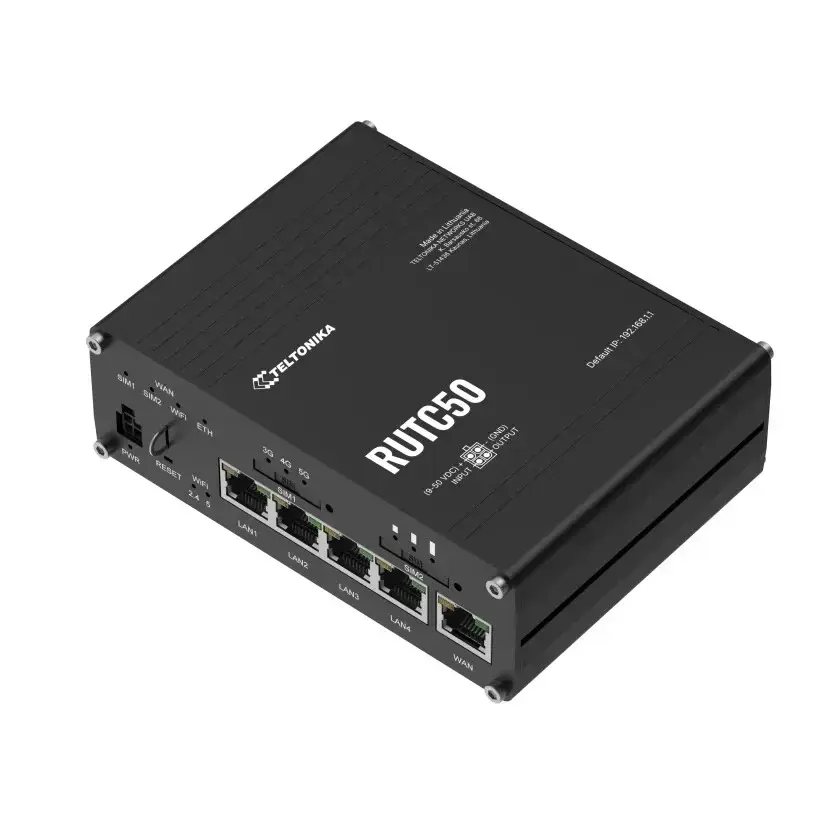 Teltonika RUTC50 5G Maršrutizatorius 2 SIM