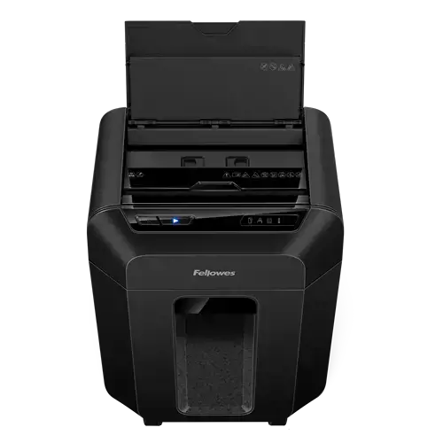 "Fellowes Automax 80M", smulkinimas dalelėmis, 22 cm, 4 x 12 mm, 17 L, 4 ratukai, 80 lapų
