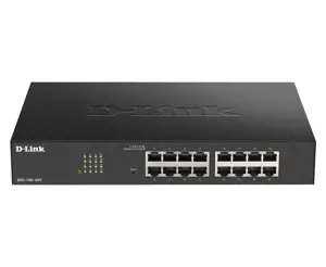 D-Link DGS-1100-16V2, valdomas, L2, Gigabit Ethernet (10/100/1000), dvipusis, montuojamas į stovą