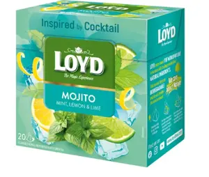 Vaisinė arbata LOYD, mojito skonio, 20 x 1.7g