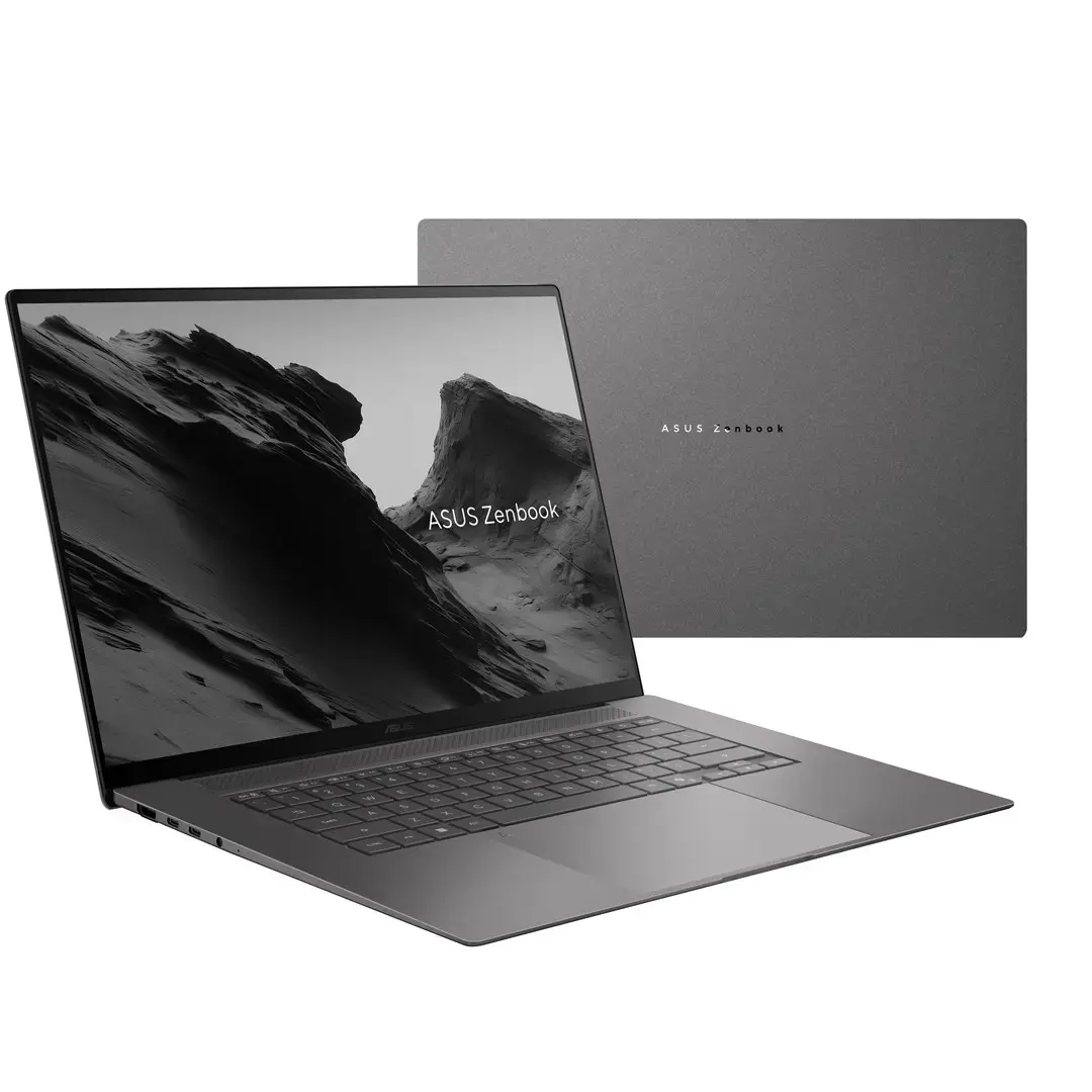 ASUS ZenBook S 16 UM5606GA-SR206X Ryzen AI 9 465 16.0" 3K OLED touchscreen 120Hz 500 nits AG 32GB LPDDR5X 1TB SSD Radeon graphics 1080p+IR camera 83 Wh W11 Pro Aluminium Antrim Grey