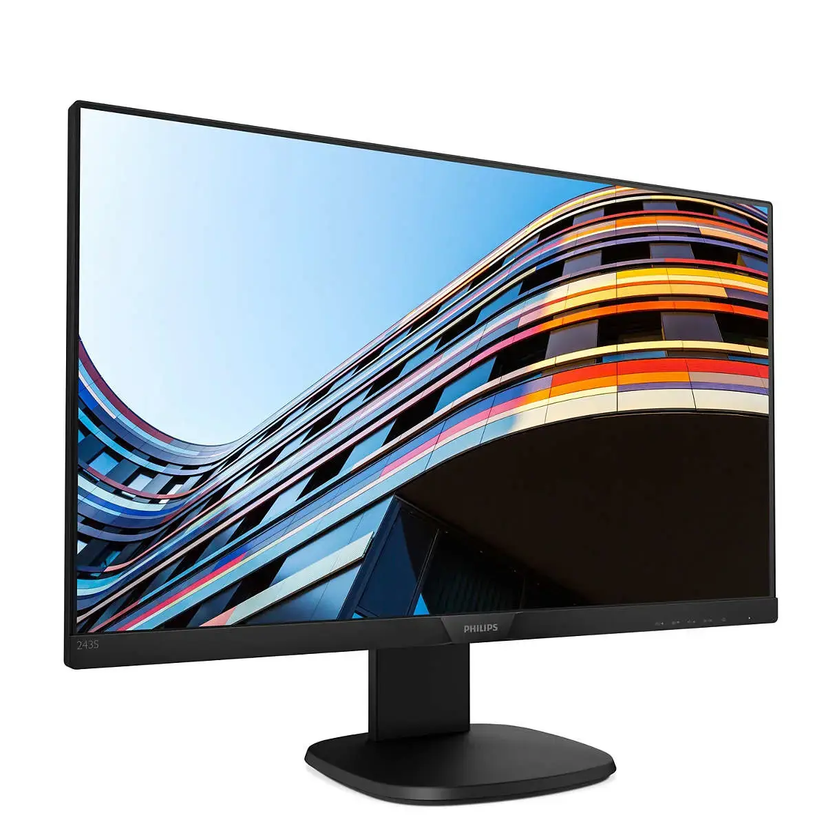 Monitorius Philips S Line LCD monitor with SoftBlue Technology 243S7EHMB/00, 60.5 cm (23.8"), 1920 x 1080 pixels, Full HD, LED, 5 ms, Black