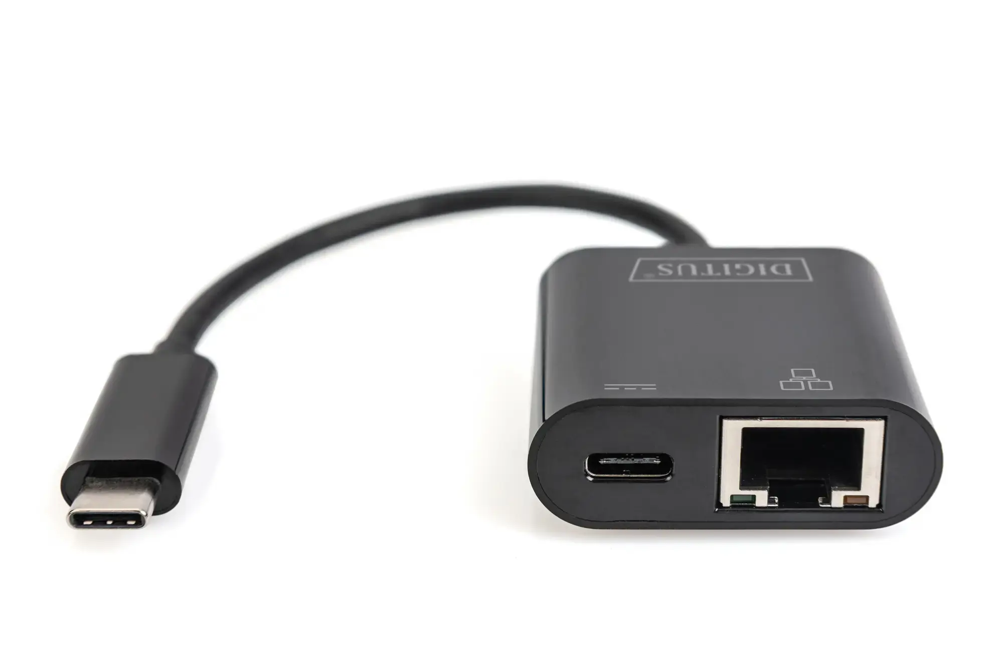 DIGITUS USB Type-C Gigabit Ethernet adapteris su Power Delivery palaikymu