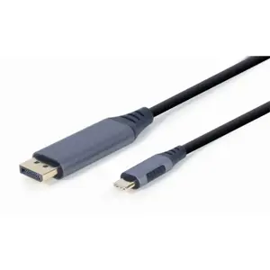 GEMBIRD CC-USB3C-DPF-01-6 USB Type-C į "DisplayPort" vyriškos lyties adapterio laidas erdviai pilka…