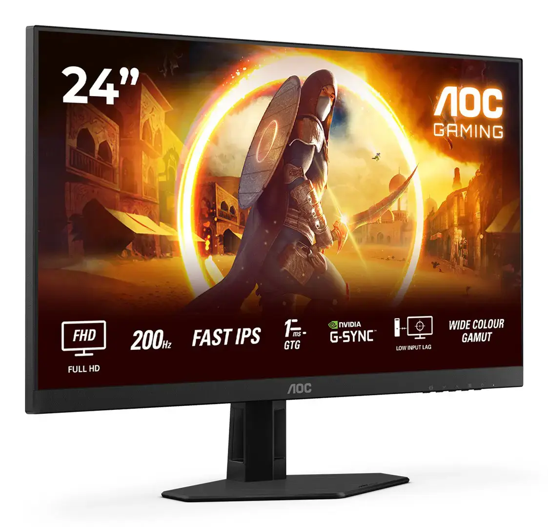 AOC G4 Q24G4RE computer monitor 60.5 cm (23.8") 2560 x 1440 pixels Quad HD LED Black, Red