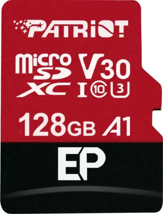 "Patriot Memory EP Pro PEF128GEP31MCX" atminties kortelė (128 GB; 10 klasės, U3 klasės)