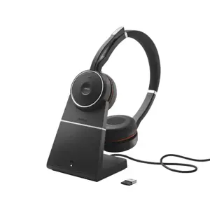 "Jabra Evolve 75 SE" - "UC Stereo" su įkrovimo stovu, laidinis ir belaidis, skambučiai / muzika, 20…