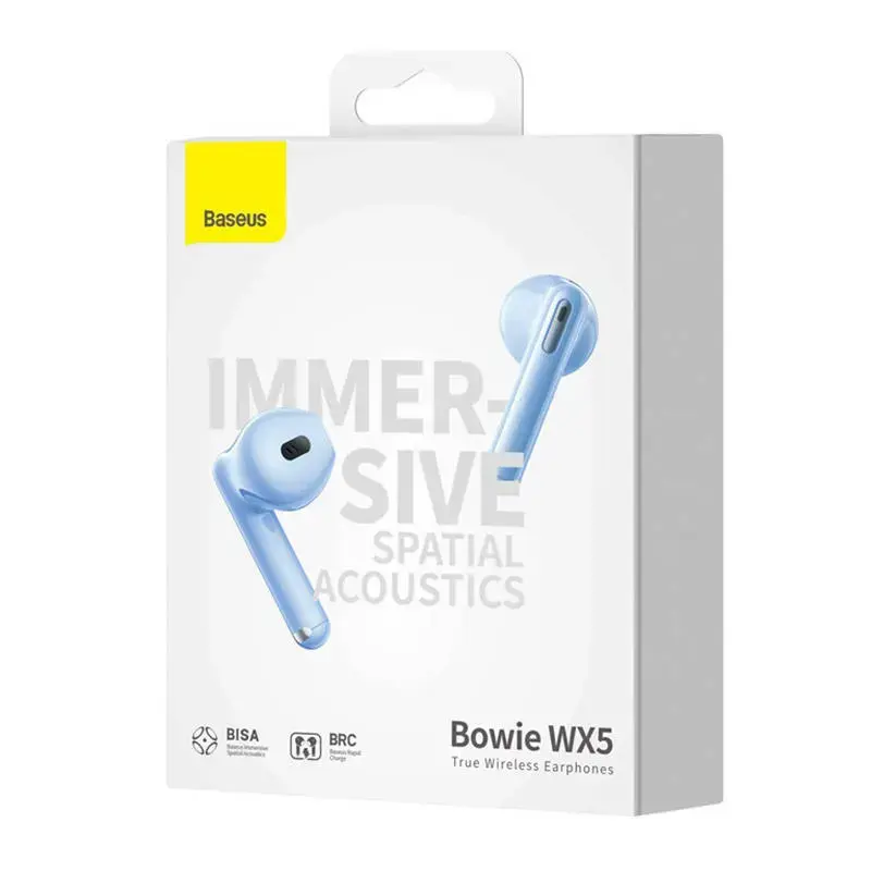 "TWS Baseus Bowie WX5" ausinės (mėlynos)