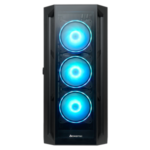 Chieftec APEX GA-01B-TG-OP ATX, Midi Tower, PC, Black, ATX, EATX, ITX, micro ATX, Mini-ITX, SPCC, Gaming