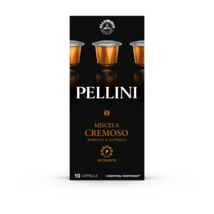 Kavos kapsulės PELLINI Cremoso, 10x5,5g