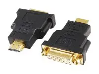 GEMBIRD A-HDMI-DVI-3 Gembird reduktorius HDMI(M) - DVI-D(F)(24+1), vienšakis, juodas