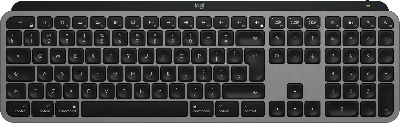 KEYBOARD WRL MX KEYS S MAC/SPACE GREY 920-011637 LOGITECH