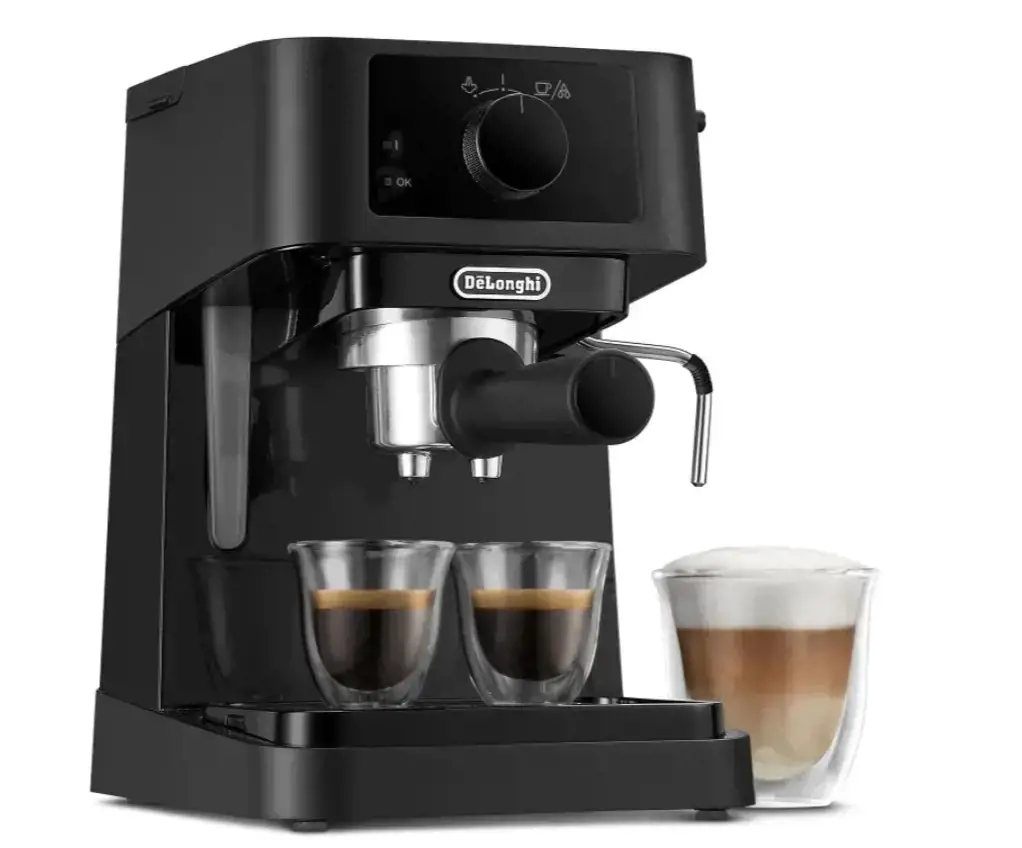 Kavos aparatas DeLonghi EC230.BK, 1 litrai, 1100 W, Juoda, Rankinis