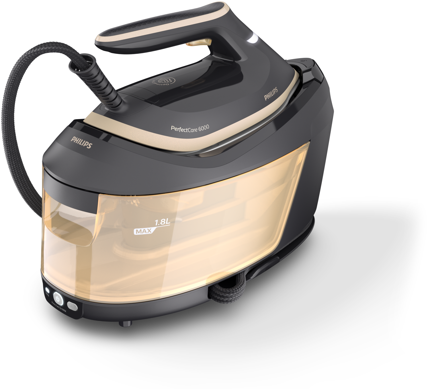 Philips PSG6064/80, 2400 W, 600 g/min, SteamGlide Advanced, 8 bar, 1.8 L, 130 g/min