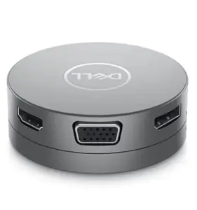 DELL USB-C mobilusis adapteris - DA310, laidinis, USB 3.2 Gen 2 (3.1 Gen 2) Type-C, 10,100,1000 Mbp…