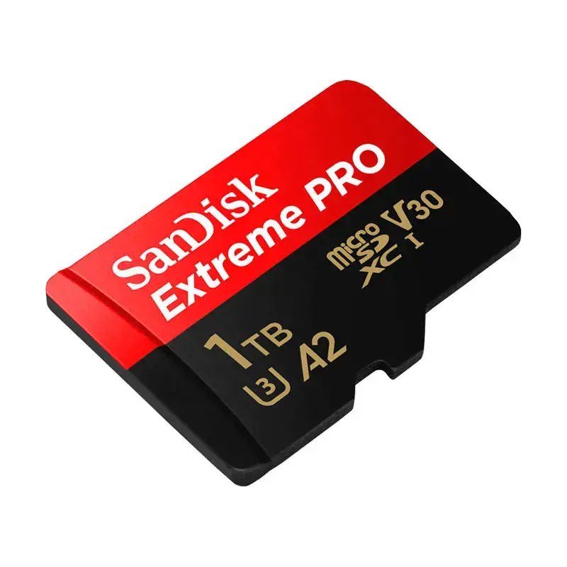 "SanDisk Extreme PRO microSDXC 1TB + SD adapteris + 2 metų "RescuePRO Deluxe" iki 200MB/s ir 140MB/s skaitymo/rašymo greitis A2 C10 V30 UHS-I U3; EAN:619659188535