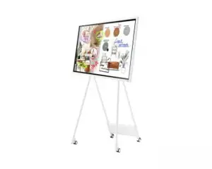 SAMSUNG FLIP PRO DIGITAL FLIPBOARD, WM55F-X, 55" UHD, REAR (HDMI IN/OUT, TOUCH OUT, USB 3.0, LAN, AUDIO), WIFI WPA2 ENTERPRISE, BLUETOOTH, RS-232, TIZEN 9 (8GB RAM/64GB STORAGE) SOC, SPEAKERS (2X15W), 400X400 VESA, WHITE GRAY