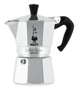 "Bialetti Moka Express" Moka puodas 0,06 l, aliuminis, juodas