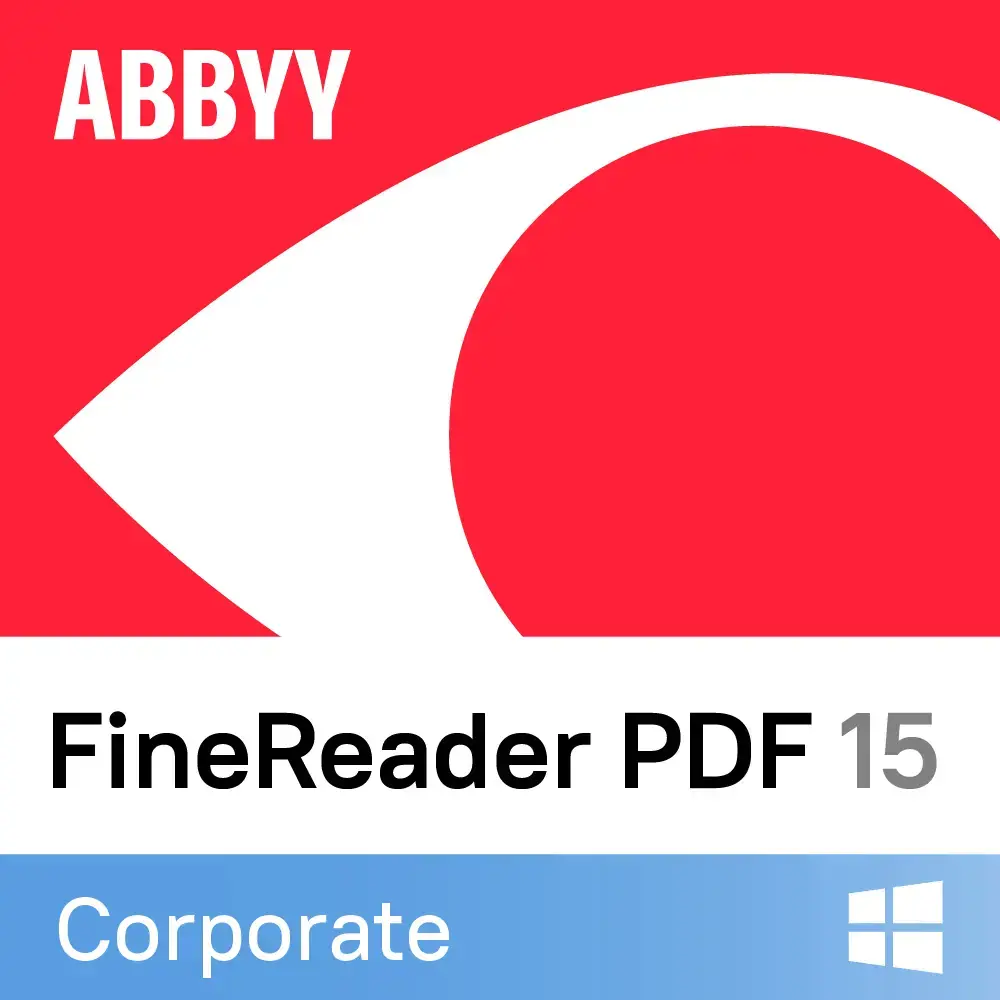 ABBYY FineReader PDF 15 Corporate, Vieno vartotojo licencija (ESD), 3 metų prenumerata