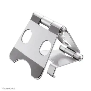 "Neomounts by Newstar" sulankstomas telefono stovas, Mobilusis telefonas / išmanusis telefonas, Pasyvus laikiklis, Stalas, Vidinis, Sidabrinis