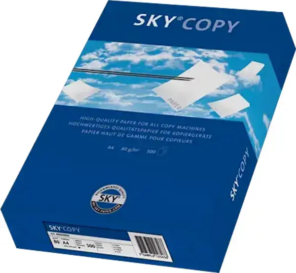 Biuro popierius SKY Copy A4, 80 g/m², 500 lapų