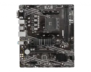 MSI A520M PRO, AMD, "Socket AM4", 3 kartos "AMD Ryzen™ 3", 3 kartos "AMD Ryzen 5", 3 kartos "AMD Ryzen™ 7", 3 kartos..., DDR4-SDRAM, 64 GB, DIMM