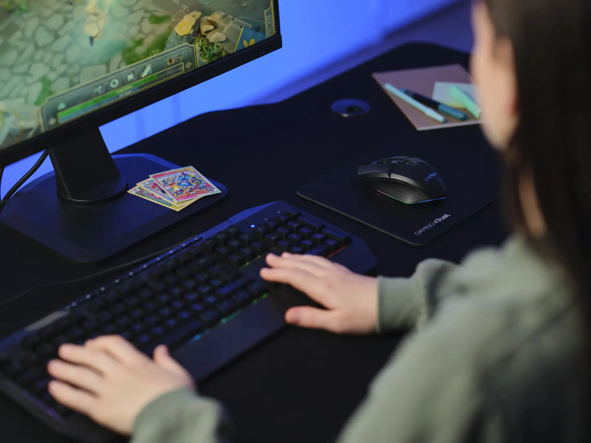 Trust GXT 112 FELOX, Right-hand, RF Wireless, 4800 DPI, Black