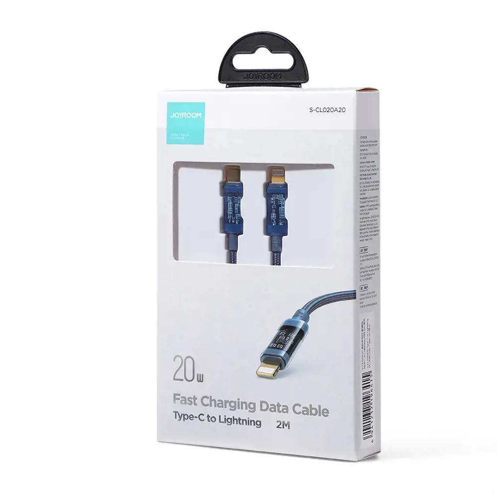 Joyroom S-CL020A20 Type-C to Lightning PD 20W Data Cable 2m-Blue