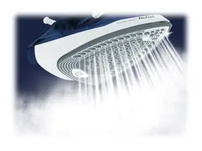 "Tefal FV2838E0", sausas ir garų lygintuvas, "Cerilium" padas, 1,9 m, 180 g/min, mėlynas, baltas, 40 g/min