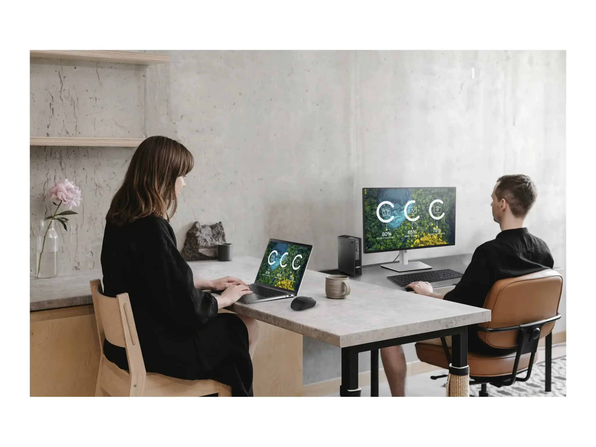 Dell Pro 24 Plus QHD USB-C Hub Monitor - P2425DE, 60.5cm (23.8")