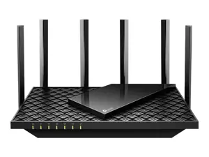 TP-Link Archer AX72, "Wi-Fi 6" (802.11ax), dviejų dažnių (2,4 GHz / 5 GHz), Ethernet LAN, juodas, nešiojamasis maršrutizatorius