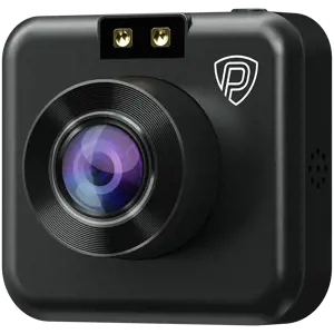 Prestigio RoadRunner 185, 2.0'' IPS (320x240) ekranas, FHD 1920x1080@30fps, HD 1280x720@30fps, Jieli AC5601, 2 MP CMOS GC2053 vaizdo jutiklis, 2 MP kamera, 140° matymo kampas, Micro USB, 180 mAh, naktinis matymas, judesio aptikimas, G jutiklis, ciklinis įrašymas, spalvotas/juodas, plastikinis korpusas