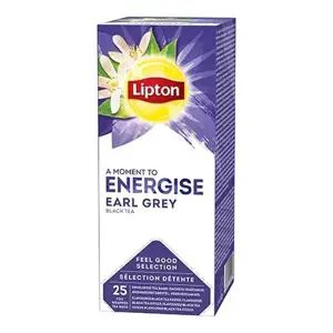 Juodoji arbata LIPTON Earl Grey, aromatizuota, 25 vnt.