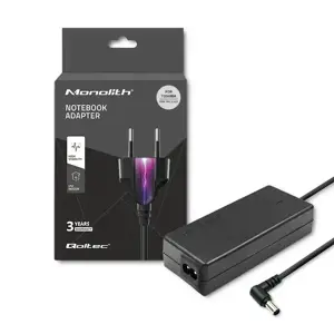 QOLTEC 50073 Nešiojamojo kompiuterio kintamosios srovės maitinimo adapteris Qoltec Toshiba 65W 3.42…