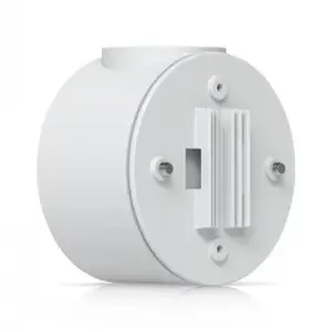 UBIQUITI CAMERA COMPACT JUNCTION BOX WHITE. TAMPER-RESISTANT JUNCTION BOX FOR COMPACT UNIFI DOME AND TURRET CAMERAS THAT ENHANCES MOUNTING DURABILITY, AESTHETICS, AND EASE OF MAINTENANCE
