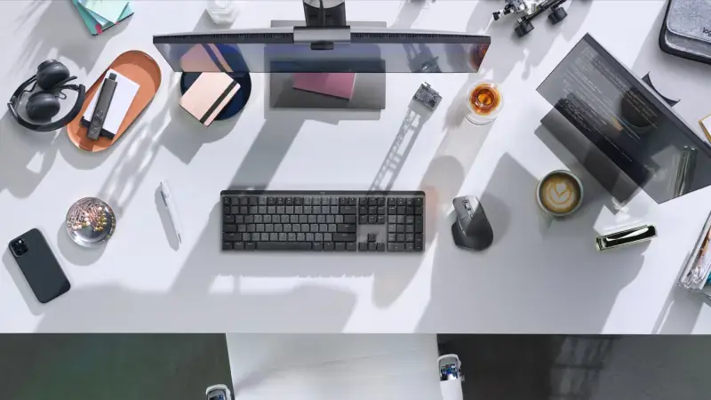 Logitech MX Master 3S Belaidė pelė RF Wireless + Bluetooth, 8000 DPI, Graphite