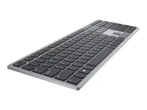 DELL KB700, pilno dydžio (100%), "Bluetooth", QWERTY, pilka