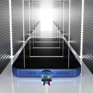 "Baseus" kabelių rinkinys (USB - Lightining 2 vnt.). greitas įkrovimas 1,5 m (baltas)