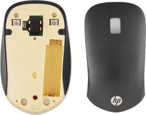 HP 410 Slim Silver "Bluetooth" pelė, dvipusė, "Bluetooth", 2000 DPI, juoda, sidabrinė