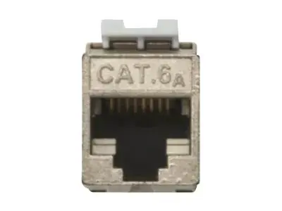 DIGITUS CAT 6A "Keystone" lizdas ekranuotas 500 MHz pagal ISO/IEC 60603-7-51,11801 AMD2:2010-04 jungtis be įrankių