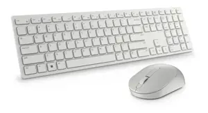 "Dell" klaviatūra ir pelė KM5221W Pro belaidė, RU, 2,4 GHz, balta