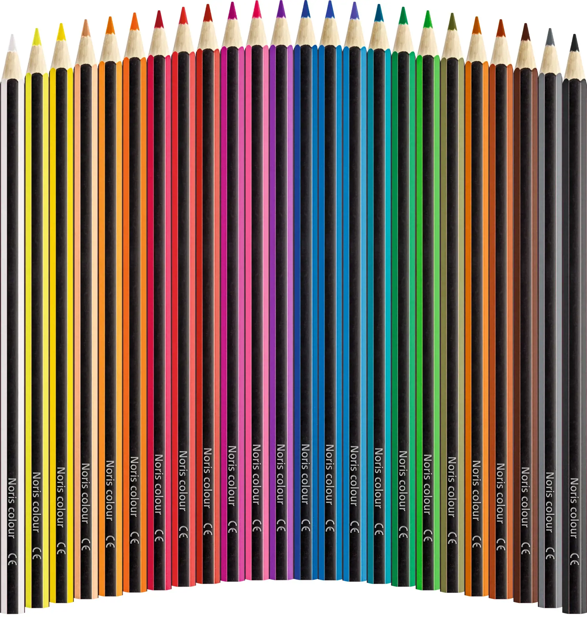Spalvoti pieštukai STAEDTLER NORIS COLOUR 185, 24 spalvos