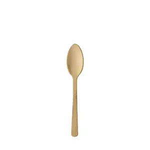 Vienkartiniai furšetiniai šaukštai PURE, bambukiniai, L 9,5 cm, 50 vnt