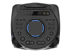 "Sony" MHCV43D, Namų garso mikrosistema, juoda, FM, CD, CD-R, CD-RW, DVD, DVD-R, DVD-RW, 0,5 W, 349,5 mm