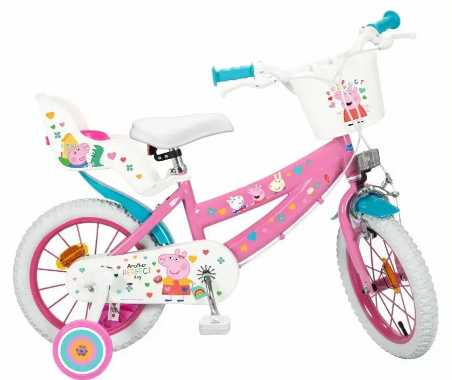 Toimsa dviratis 14 colių Peppa Pig rožinė