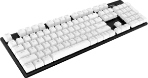 "HyperX" pilnas klavišų rinkinys, klaviatūros dangtelis, baltas