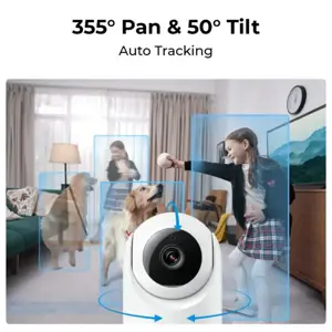 Reolink E Series E321, IP security camera, Indoor, Wireless, 2400 MHz, Ceiling/Wall/Desk, White