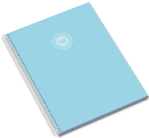 Bloknotas Ambar Campus Moonfklower Sq, A5, 80psl, 90gsm, kietas viršelis