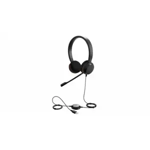 Jabra EVOLVE 20 MS Stereo, laidinis, biurui / skambučių centrui, 150 - 7000 Hz, 171 g, ausinės, juodos spalvos